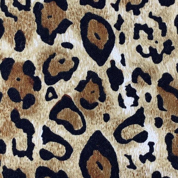 NOBO Leopard Print Skinny Jeans No Boundaries Sz 5 Pants Tan Brown Black - Picture 4 of 9